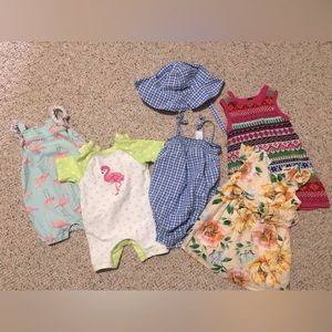 Bundle of 18m and 12-18m clothing. Baby Gap, Old Navy, Carters, Little Me.